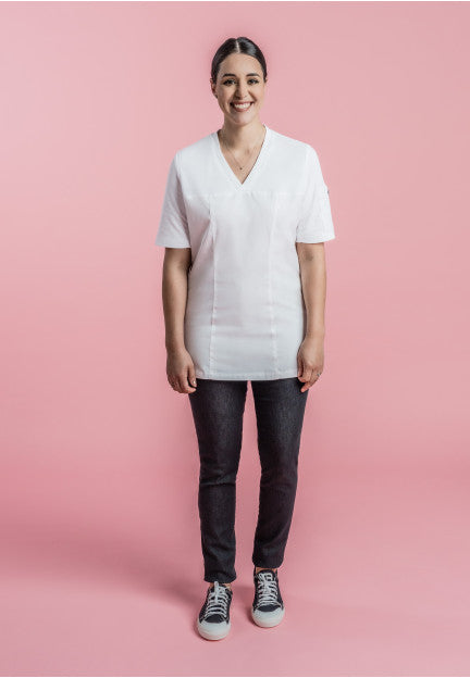 WEISSES F-SHIRT