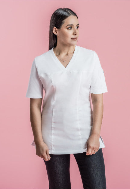 WEISSES F-SHIRT