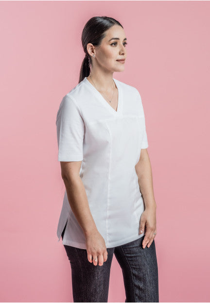 WEISSES F-SHIRT